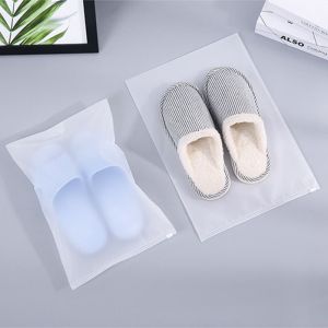 China Crystal PEVA Clear Custom Packaging Bags Recyclable Zipper Bags Printing on sale