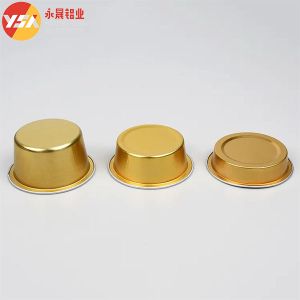 15/25/35ML Sealable Disposable Aluminum Foil Cup With Plastic Lids
