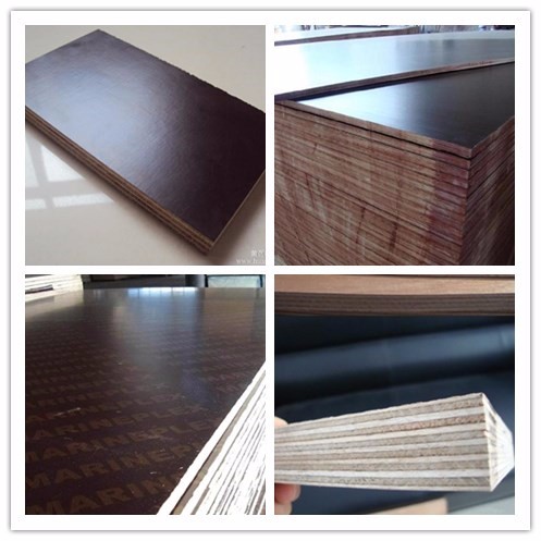 High quality outdoor usage standard size 15mm brown film faced plywood for construction
