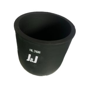 Uniform Heating Round Conventional Type Crucible Outstanding Corrosion