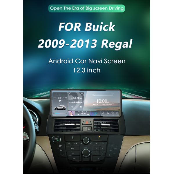 12.3Inch Android Car Head Unit for Buick Regal 2009-2013