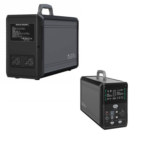 Home AC 1500w Waterproof Solar Powered Inverter Generator Lifepo4 Battery 28.8v