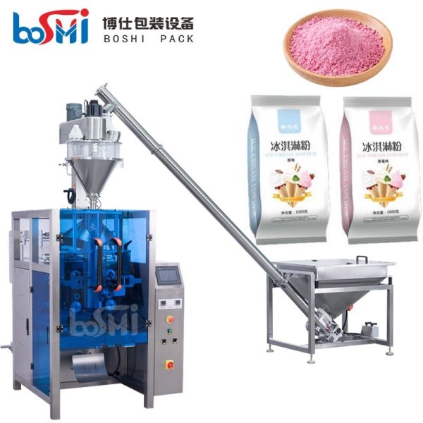 Quality Automatic Seasoning Spice Powder Vertical Pouch Auger Filler Packing Machine for sale