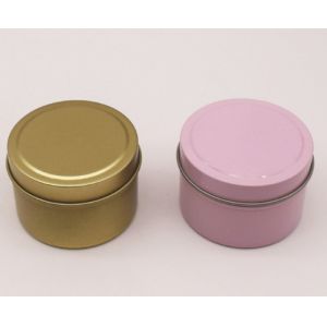 6 Color Aluminum Tins With Lids 50g Metal Storage Canisters