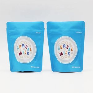 CMYK Printed Stand Up Barrier Pouches 50g Reusable ziplockk Bags
