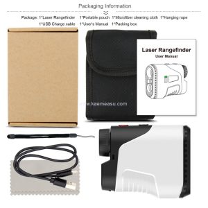 kaemeasu Laser Rangefinder Distance Measuring 6.5X Magnification Hunting Range