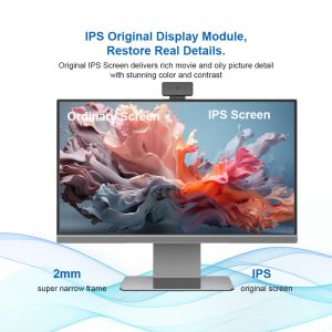 27 Inch I3 I5 I7 8gb Mini Desktop All In One Pc Barebone System Curved Computer