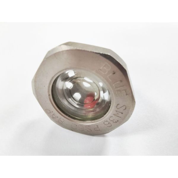 Pressure Hermetic Sight Glass with Flanged Connection Glass To Metal Seal 1215