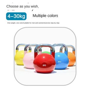 Private teaching of competitive kettlebells steel female household hip exercises