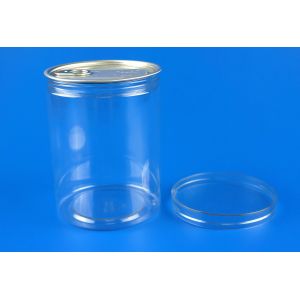 Wholesale Eco Friendly PET Plastic Jars Transparent Body EOE / POE Sealing Type from china suppliers