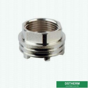 Lighter Weight Customized Designs Ppr Female Brass Inserts With Shinning Nickel