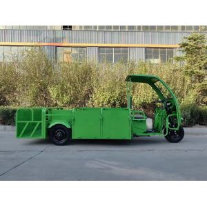 Three Wheel Sanitation Electric Tricycle Four Bucket Garbage Truck Environmental