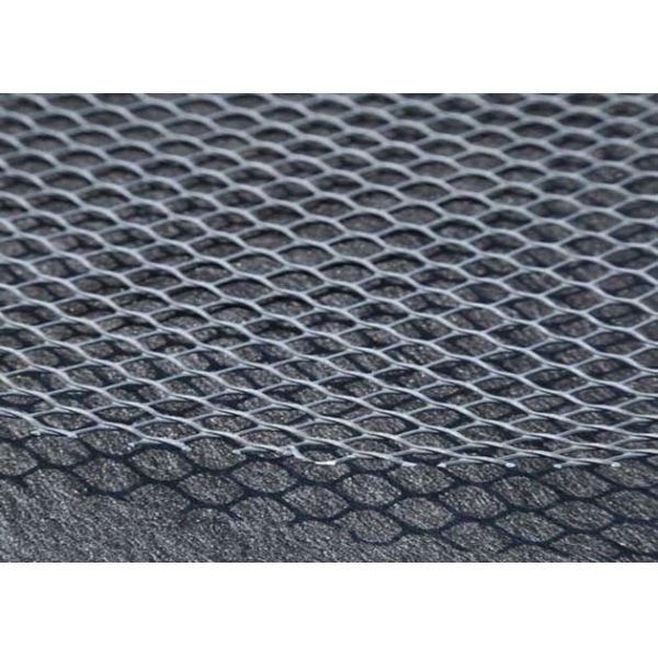 HDPE 2D Drainage Geonet Geosynthetics Material With Good Flexibility Black and