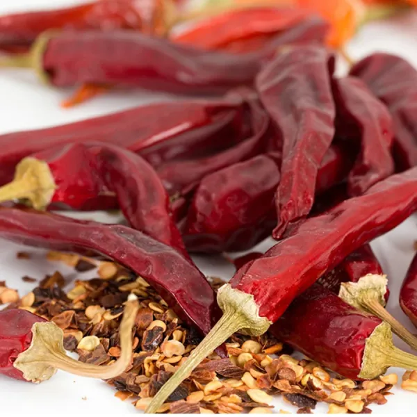 Pungent Cayenne Chili Peppers Strong Sanying Tianjin Chilli Paprika In Stemless