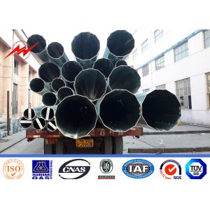 60FT Gr65 Material 6mm Electric Power Pole with climbing Rungs