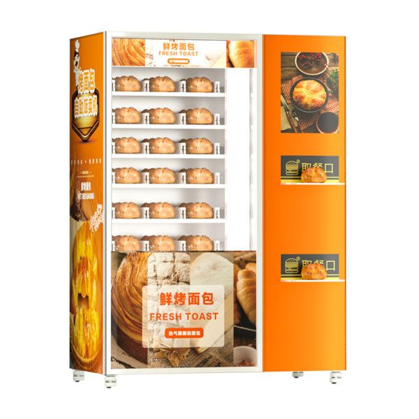 Quality Automatic Fresh Toast Baking-Bread Vending Machine with Smart Oven for sale