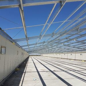 PPGL Poultry Livestock Farm House With Durable Rolling Doors