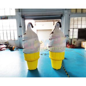 Wholesale Air Ice Cream Characters Advertising Inflatables For Squares from china suppliers