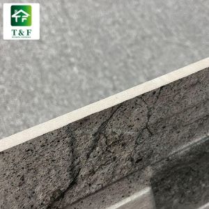 OEM Ceramic Plaid Floor Tiles 10mm Thickness Irregular Surface