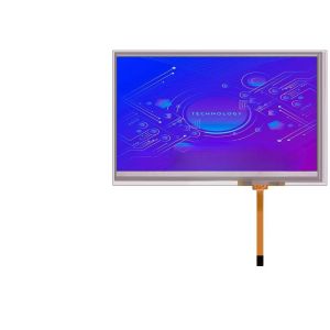 RTP 7 Inch Tft Lcd Display 800x480 Resolution 18 BITS RGB Interface Driving IC