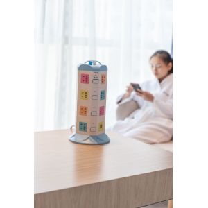 T4 Vertical Extension Portable Power Socket Hot Surge Protector