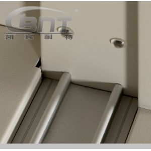 Metal Sliding Glass Door File Cabinet KD Structure Lockable