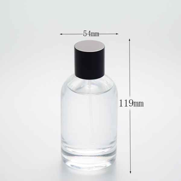 100ml Clear Glass Perfume Bottle with Magnetic Cap