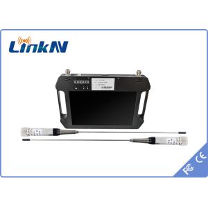 Handheld COFDM Video Receiver AES256 Encryption FHD CVBS H.264 with Display and