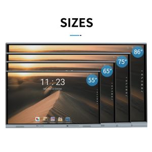iBoard DLED 98 Interactive Display Monitor 32G EMMC 3G DDR4 50000Hrs Lifetime