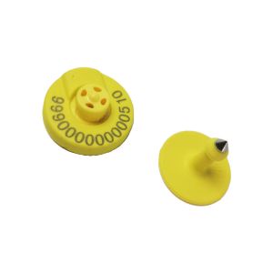 RFID Animal Management And Slaughter ET907 ISO High Security Smart Ear Tag For