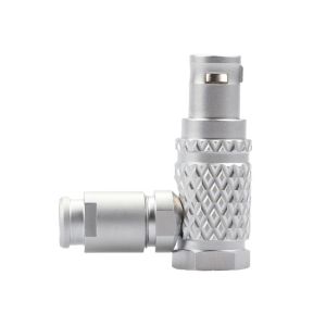 90° Angle Plug T3 5Pin B Series Circular Push-pull Self-locking Connector For