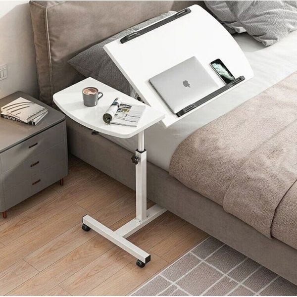 Customized Children's White Wooden Desk 650mm Height Adjustable for Home Office