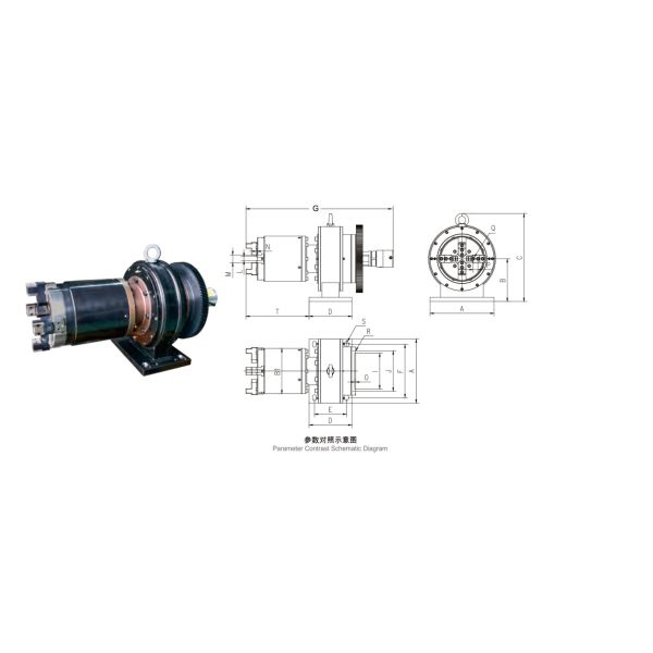 Lever Type Solid Four Jaw Double Action Feeding Chuck