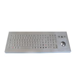 IP65 industrial Metal Keyboard with numeric keys with trackball