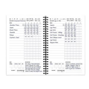 Custom Printing Hardcover Fitness Journal And Planner For Workouts
