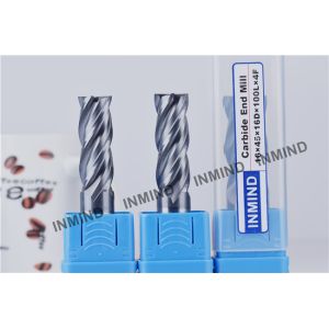 16*100L*4F , Dia 16mm , TiAlN Coating , AOL 100mm carbide end mill bits 4 Flute
