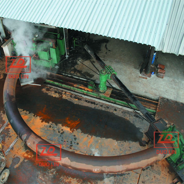 Hot Bends Induction Pipe Bending Machine Elbow Making Automatic Production Line
