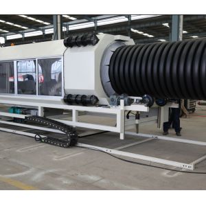 HDPE PP PE Double Wall Corrugated Pipe Extrusion Line Drain Pipe Production