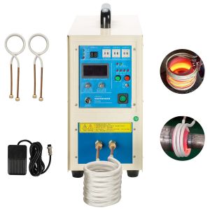 15KW Single Phase Induction Heating Machine Metal Smelting Welding Equipment