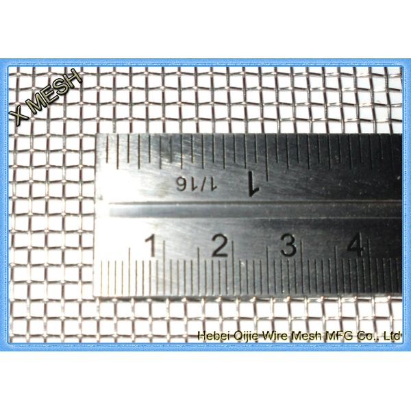 Silver Color SS 304 Stainless Steel Woven Wire Mesh For Industrial Fields