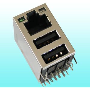 J0011D21E | LPJ0011ACNL RJ45 Modular Jack ,Right Angle 100Base-T