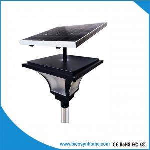 Bicosyn Solar LED Garden Light -High lumen 140lms/w black Smart Auto Lighting Solar Battery Charging IP65 Water Proof