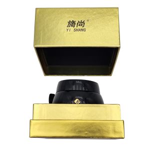 Free Sample Custom Luxury Personalized Cardboard Gold Gift Jars Cosmetic