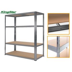 Wholesale Galvanized Finish Boltless Warehouse Shelving System With Curved Edge from china suppliers