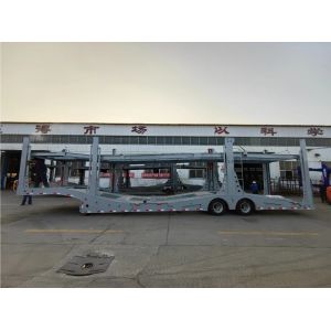 Double Deck 3 Axles 6-8 Seats Auto Car Transport Carrier with 18t-28t Loading