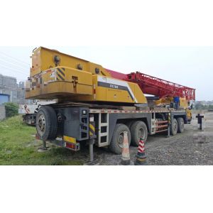 2016 Sy Mobile Truck Crane Yellow and Red Maximum Lifting Weight 16t 50 Ton