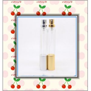 special shape custom design cheap black and red glass perfume bottles with pump