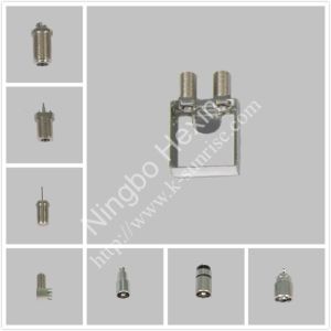 Wholesale F connector with shield for pcb board from china suppliers