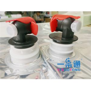 BIB Tap Nozzle Pouch Bag In Box Valve For Drink Dispenser / Coconut
