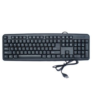 Buy cheap Full Black Standard Computer Wired Keyboard from wholesalers